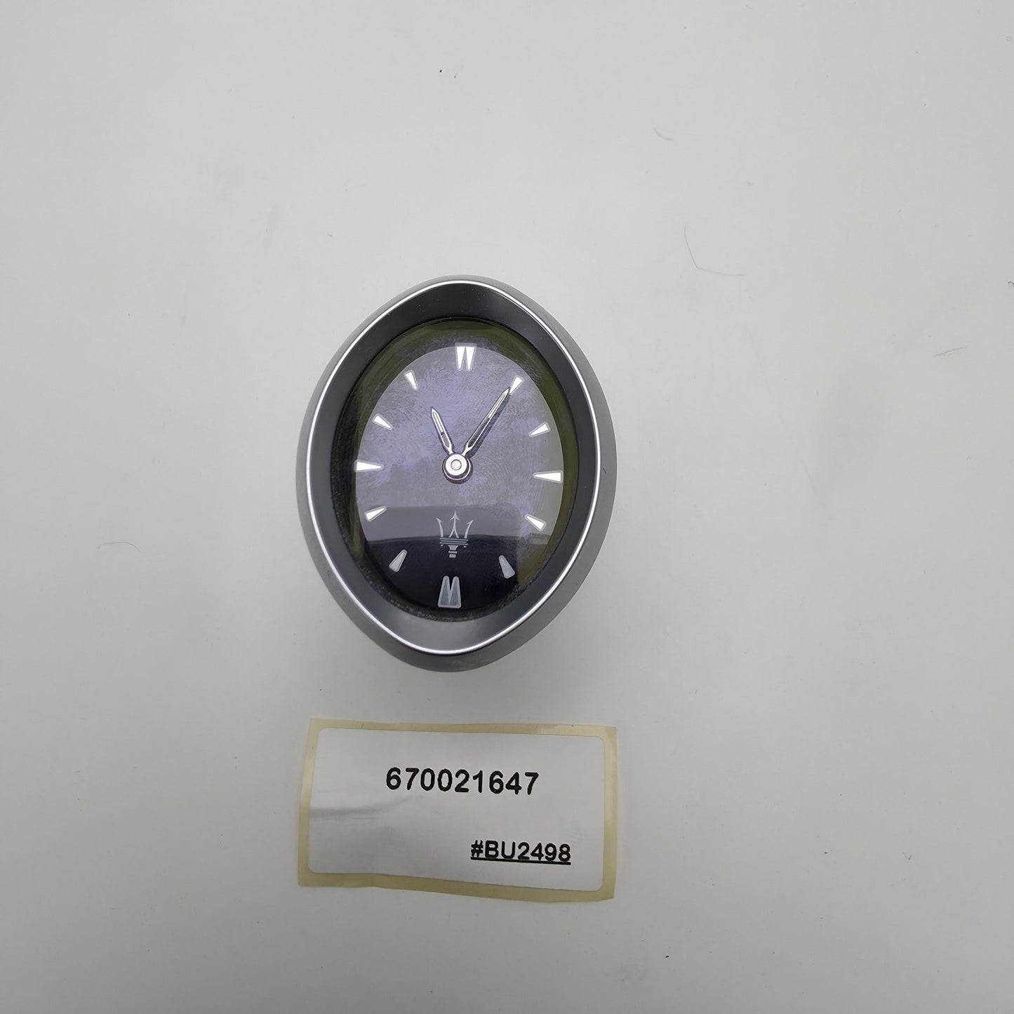 2014-2019 Maserati Ghibli ANALOGIC CLOCK SATIN CHROME 670021647