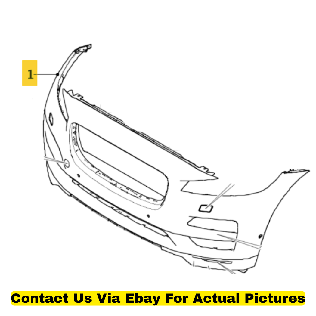 2018 Jaguar F-Pace Front Bumper Used OEM T4A5644LML