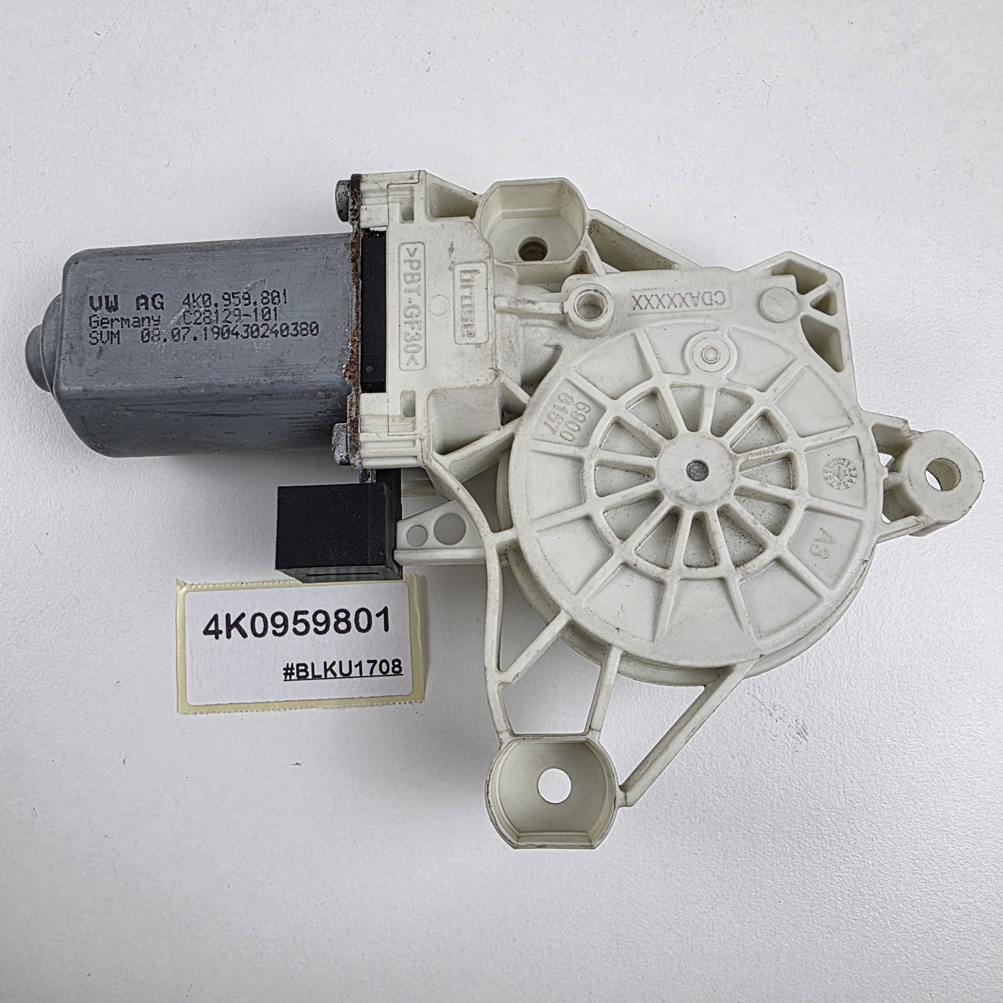 2019-2023 Audi S8 Front Power Window Regulator Motor 4K0959801