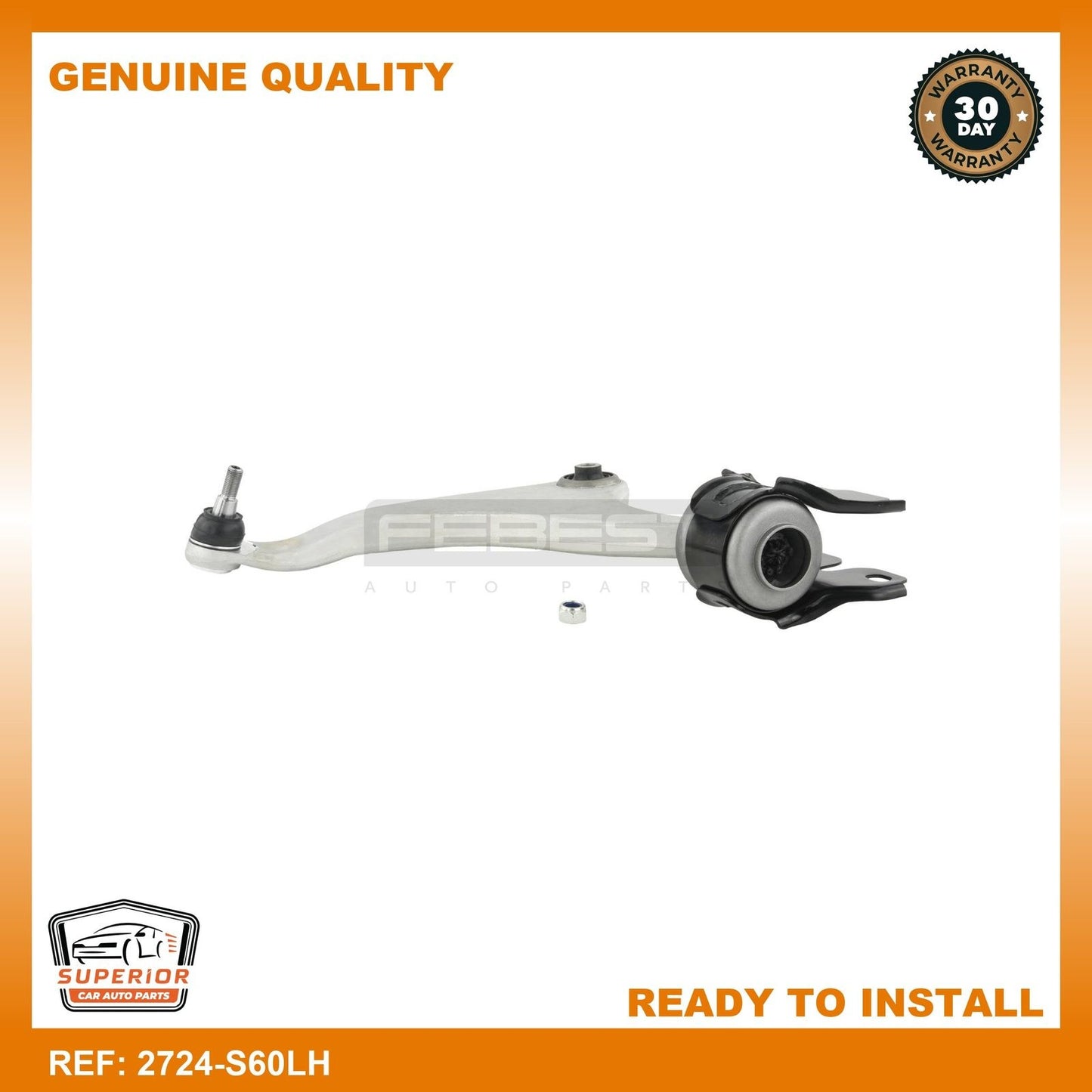FEBEST 2011 Volvo S60 Control Arm 2724-S60LH