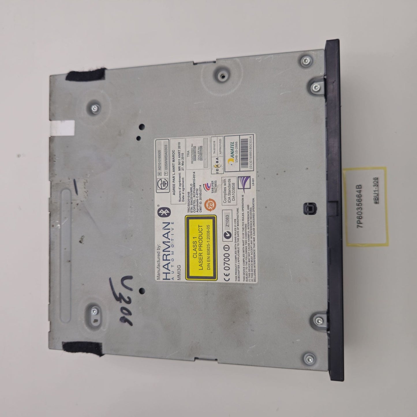 2011-2012 Volkswagen Touareg CONTROL UNIT 7P6035664B