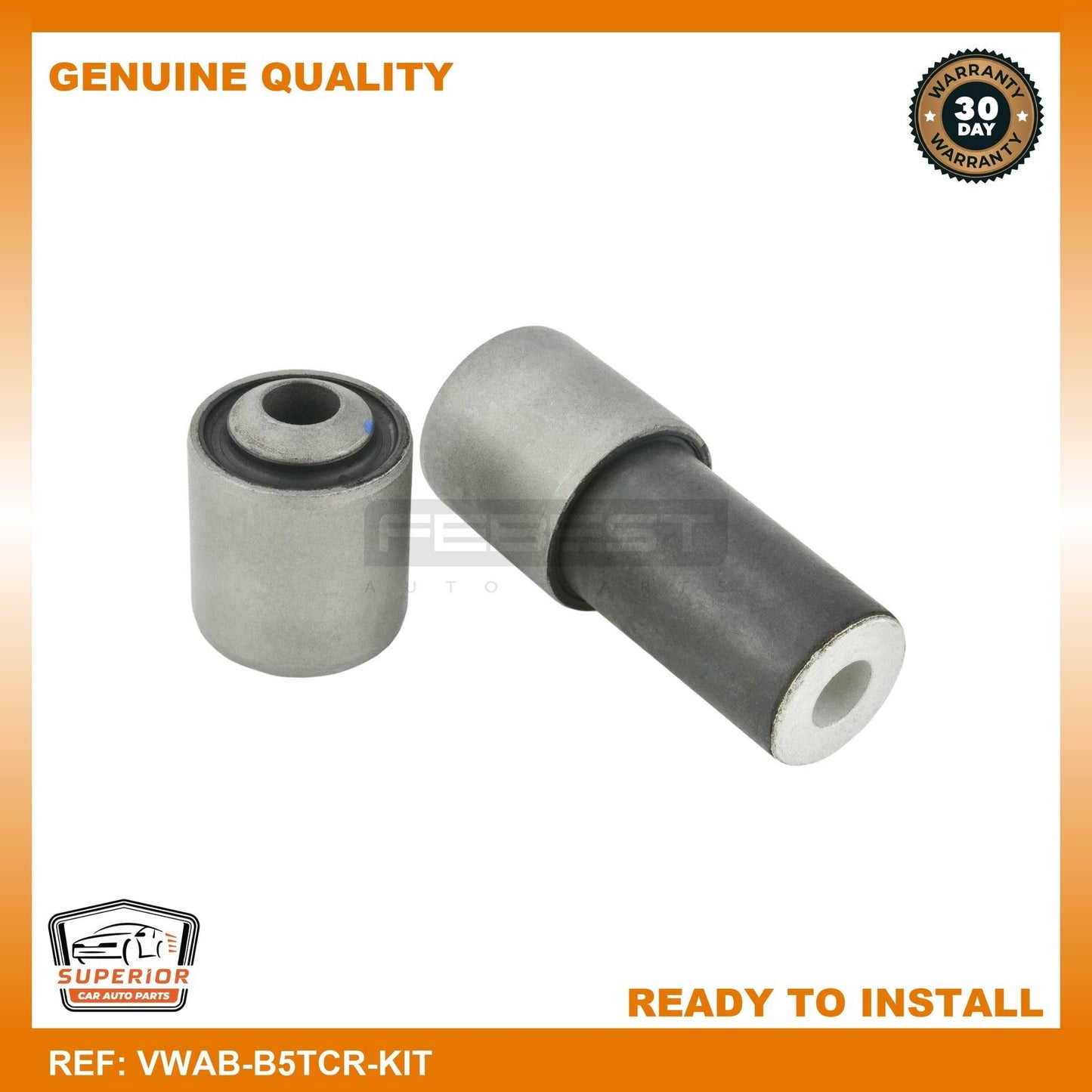 FEBEST 97-05 Audi A6 Control Arm Trailing Arm Bush VWAB-B5TCR-KIT