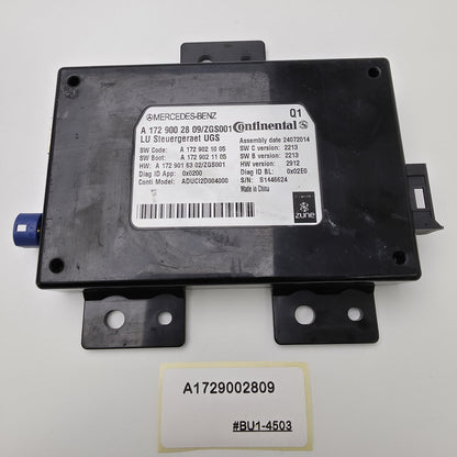 2015 Mercedes-Benz A250 Control Unit Complete Media Interface A1729002809