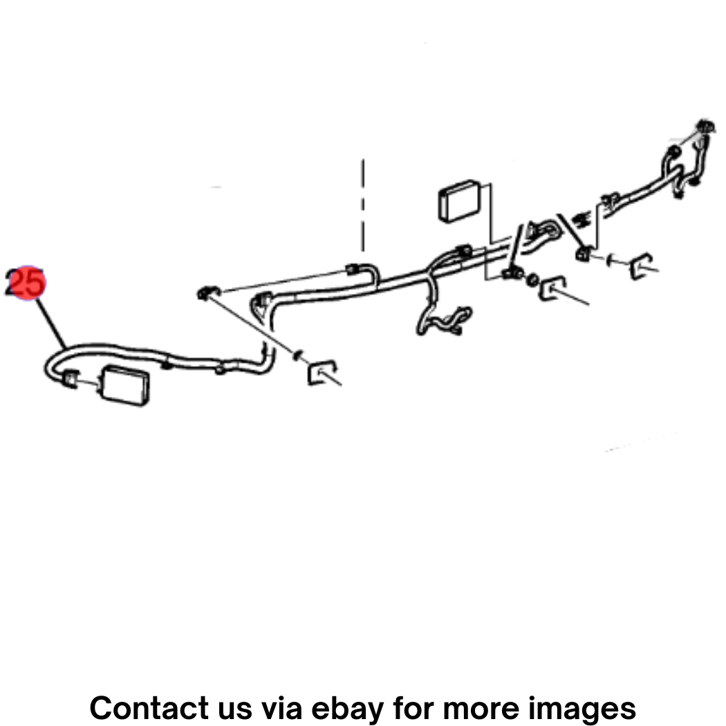 2018 Cadillac CTS Back-Up Alarm Wiring Harness Used OEM 84388165