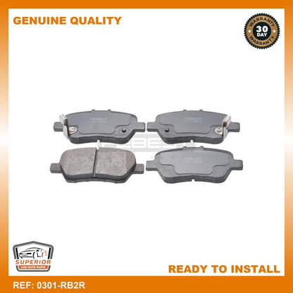 FEBEST HONDA Pad Kit Disc Brake Rear 0301-RB2R