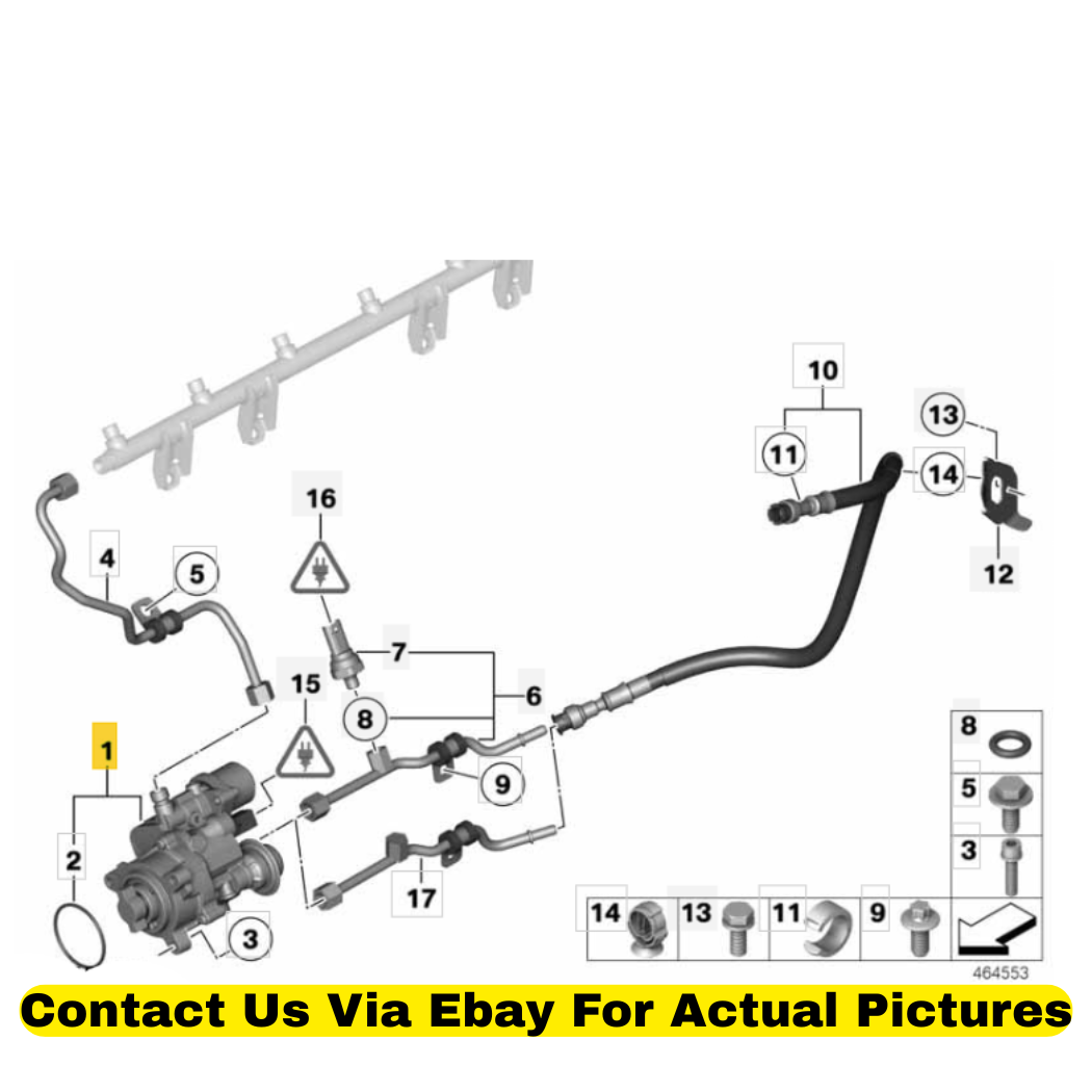 2012 BMW X6 High‑Pressure Fuel Pump Used OEM 13517616170