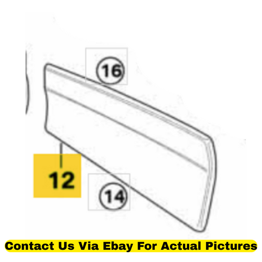 2012 BMW X6 Right Rear Center Console Trim Panel Used OEM 51169213518