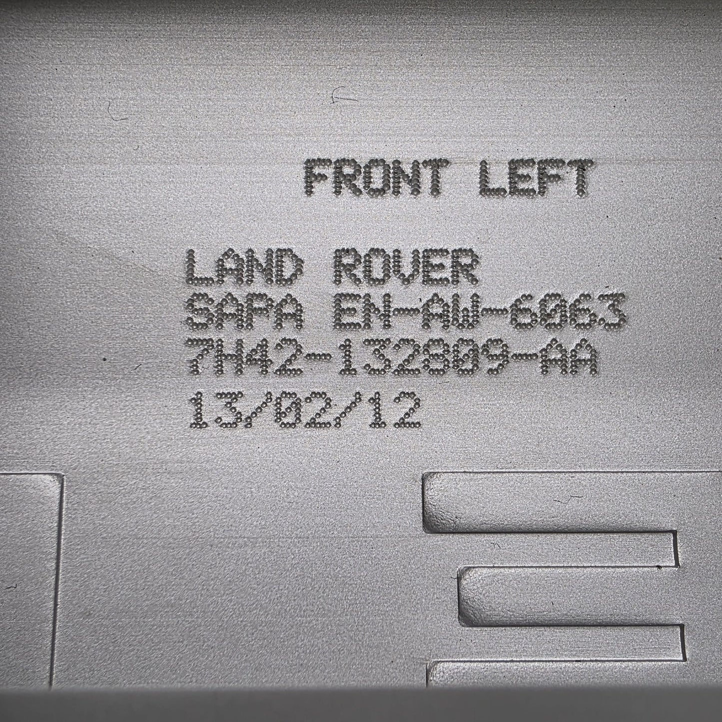 2002-2013 Land Rover Range Rover Door Sill Scuff Plate Trim 7H42132809AA