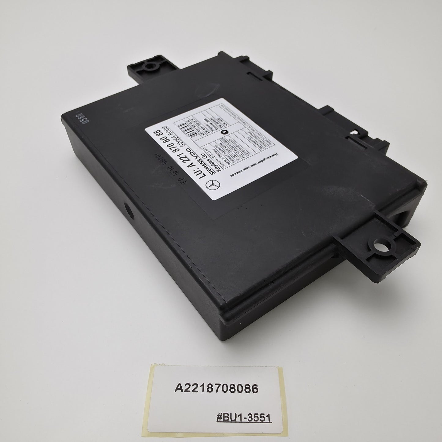 2007-2010 Mercedes-Benz S550 Door Keyless Control Module A2218708086