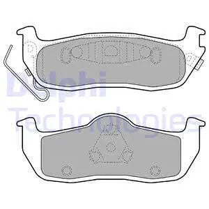 DELPHI 2011-2015 Nissan Armada Brake Pad Set, Disc Brake LP2109