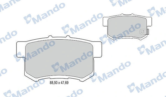 MANDO 2001-2009 Honda CR-V Brake Pad Set MBF015128