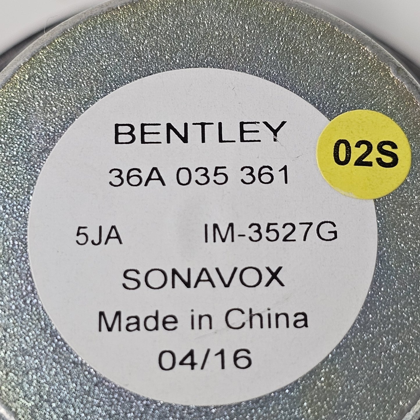 2016-2020 Bentley Continental GT LOUDSPEAKER 36A035361