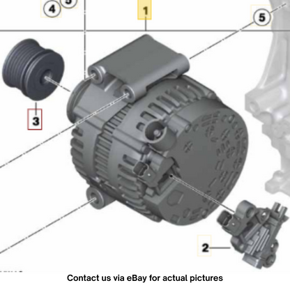 2011–2015 Mini Cooper Alternator 150A Used OEM 12317604782