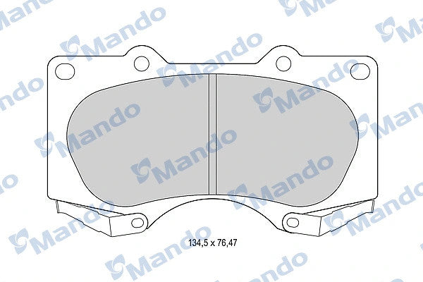 MANDO LEXUS Brake Pad Set MBF015614