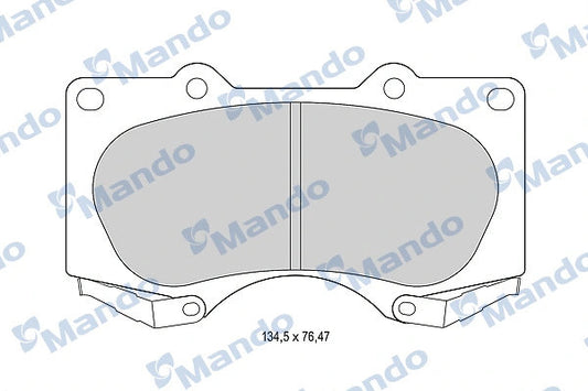 MANDO LEXUS Brake Pad Set MBF015614