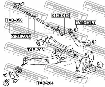 FEBEST 2005-2010 Scion tC Rear Arm Bushing TAB-204