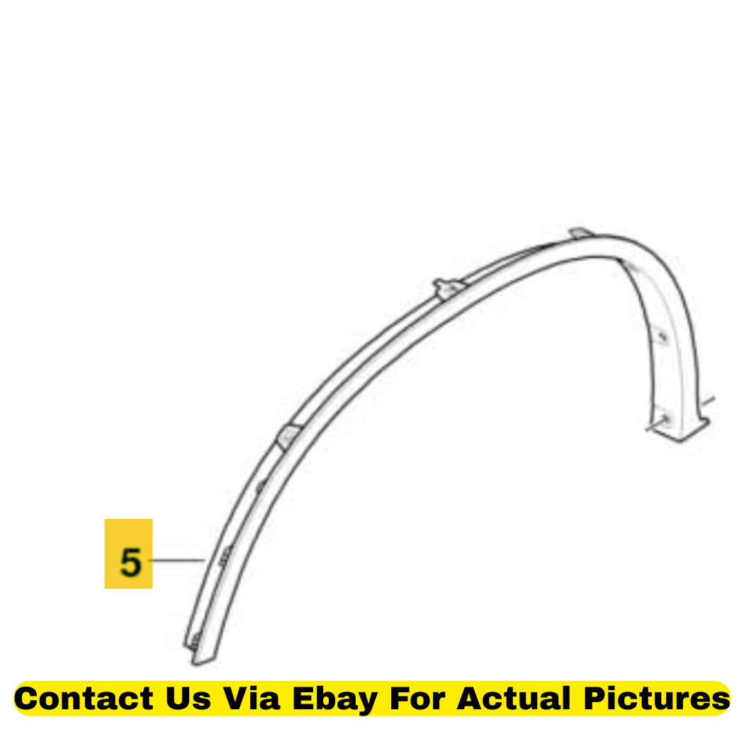 2012 BMW X6 Front Left Wheel Arch Cover Used OEM 51777176235