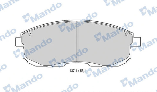 MANDO 2011-2017 Nissan Juke Disc Brake Pad Set MBF015246