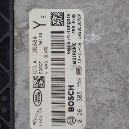 2013-2017 Jaguar XF Engine ECM Control Module 3.0L CPLA12B684YE
