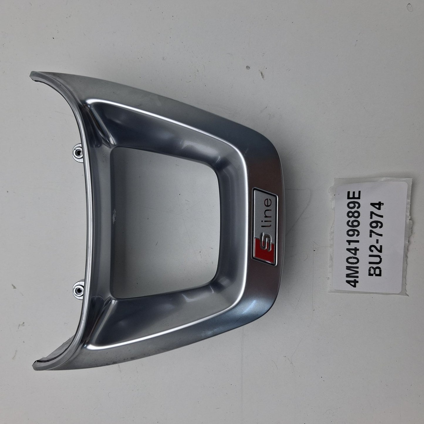 2017-2020 Audi A7 S-Line Steering Wheel Overlay 4M0419689E