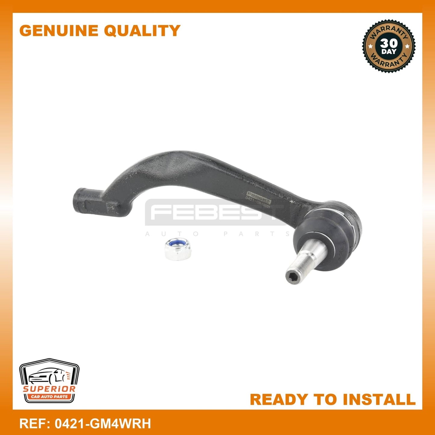 Febest 2021 Mitsubishi Outlander Steering Tie Rod End Right 0421-GM4WRH
