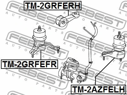 FEBEST 2007-2016 Toyota Sienna 2Gr-Fe TM-2GRFEFR