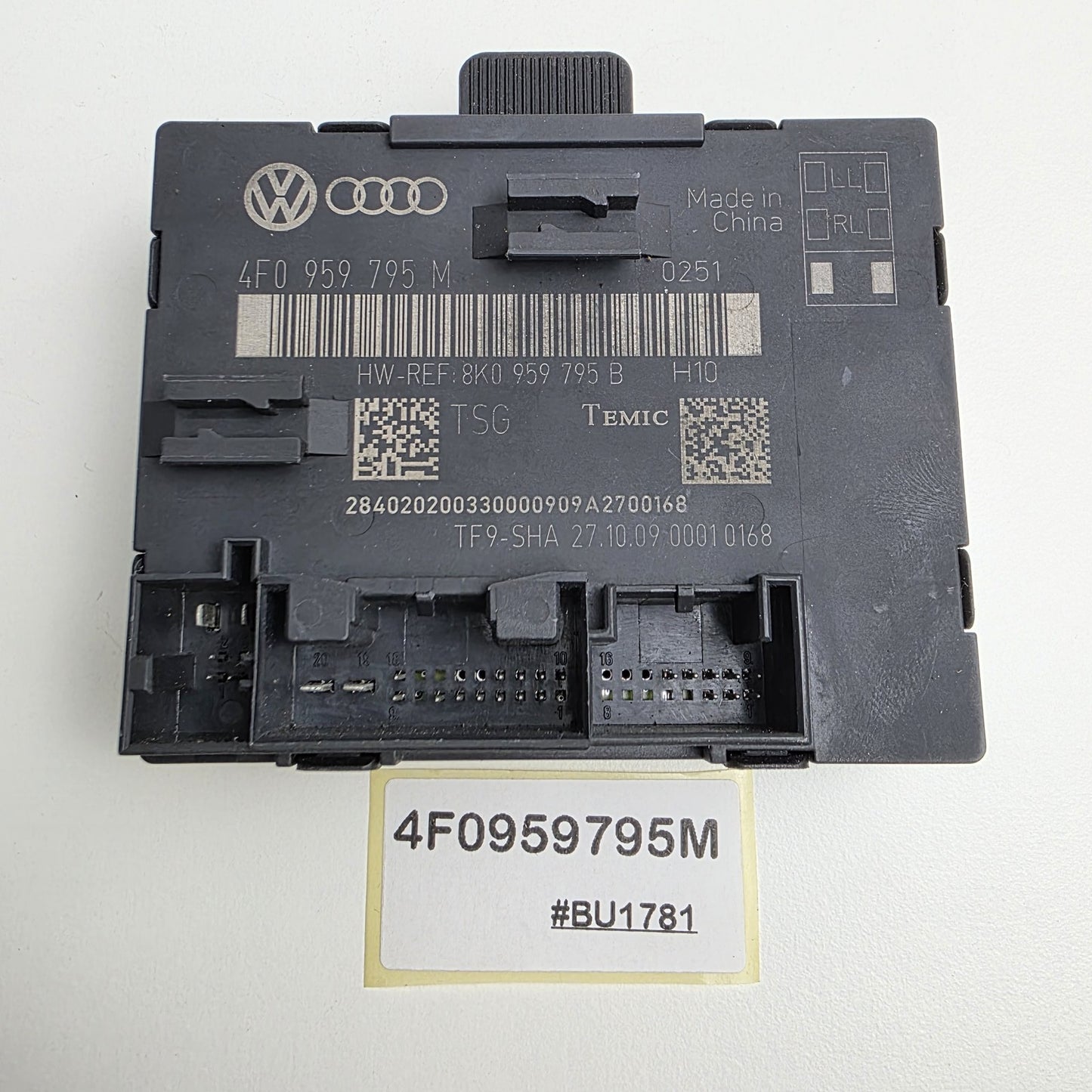 2004-2015 Audi A6 Rear Door Power Window Control Module 4F0959795M