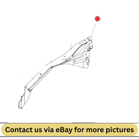 2010 Chevrolet Cruze Right Upper Frame Rail Used OEM 95049633