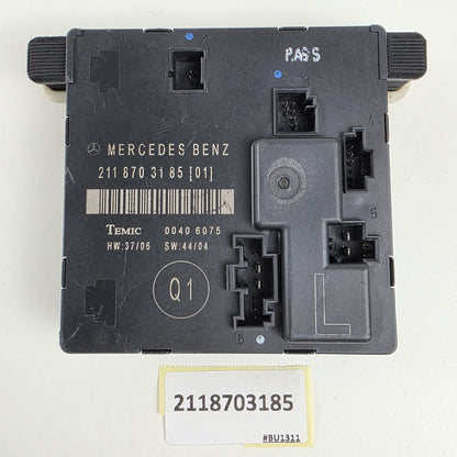2007-2009 Mercedes-Benz E350 Rear Left Door Control Module 2118703185