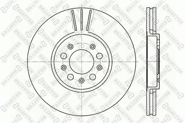 STELLOX 1997-2005 Audi A3 Brake Disc 1J0.615.301C