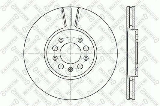 STELLOX 1997-2005 Audi A3 Brake Disc 1J0.615.301C