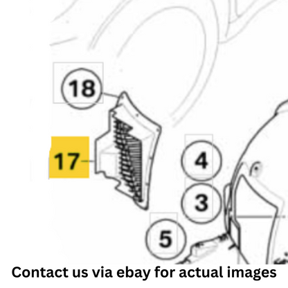 2012 BMW X6 Front Left + Right Air Duct Covers Used OEM Set of 02