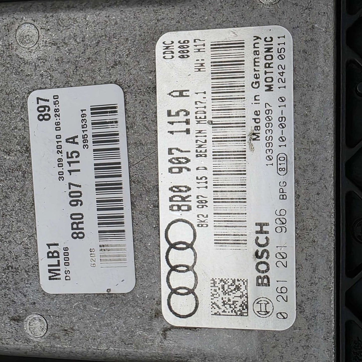 2011 Audi Q5 Engine Control Unit ECU 8R0907115A