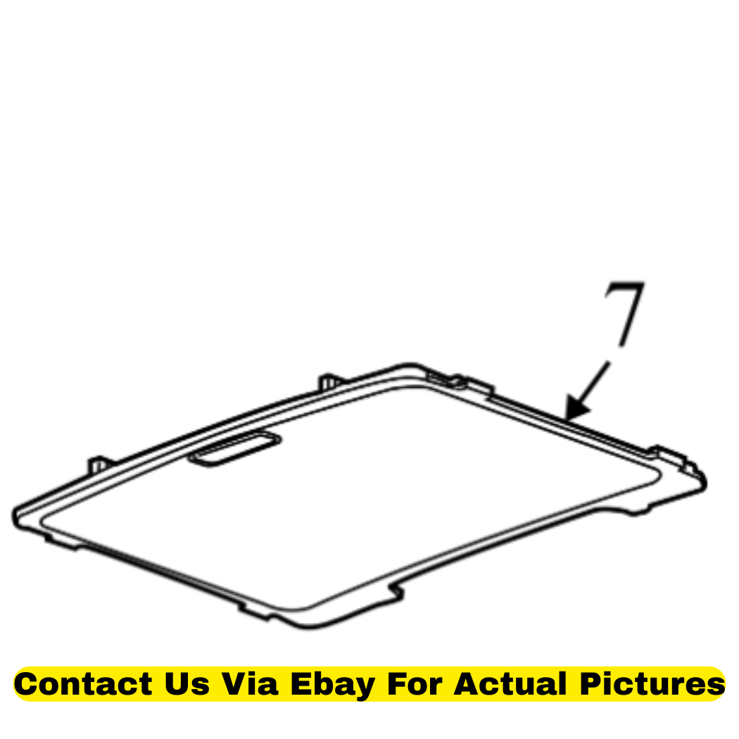2011 Chevrolet Camaro Sunroof Cover and Sunroof Frame Used OEM 92242168