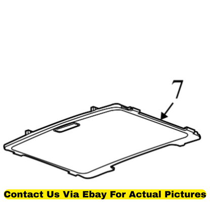 2011 Chevrolet Camaro Sunroof Cover and Sunroof Frame Used OEM 92242168