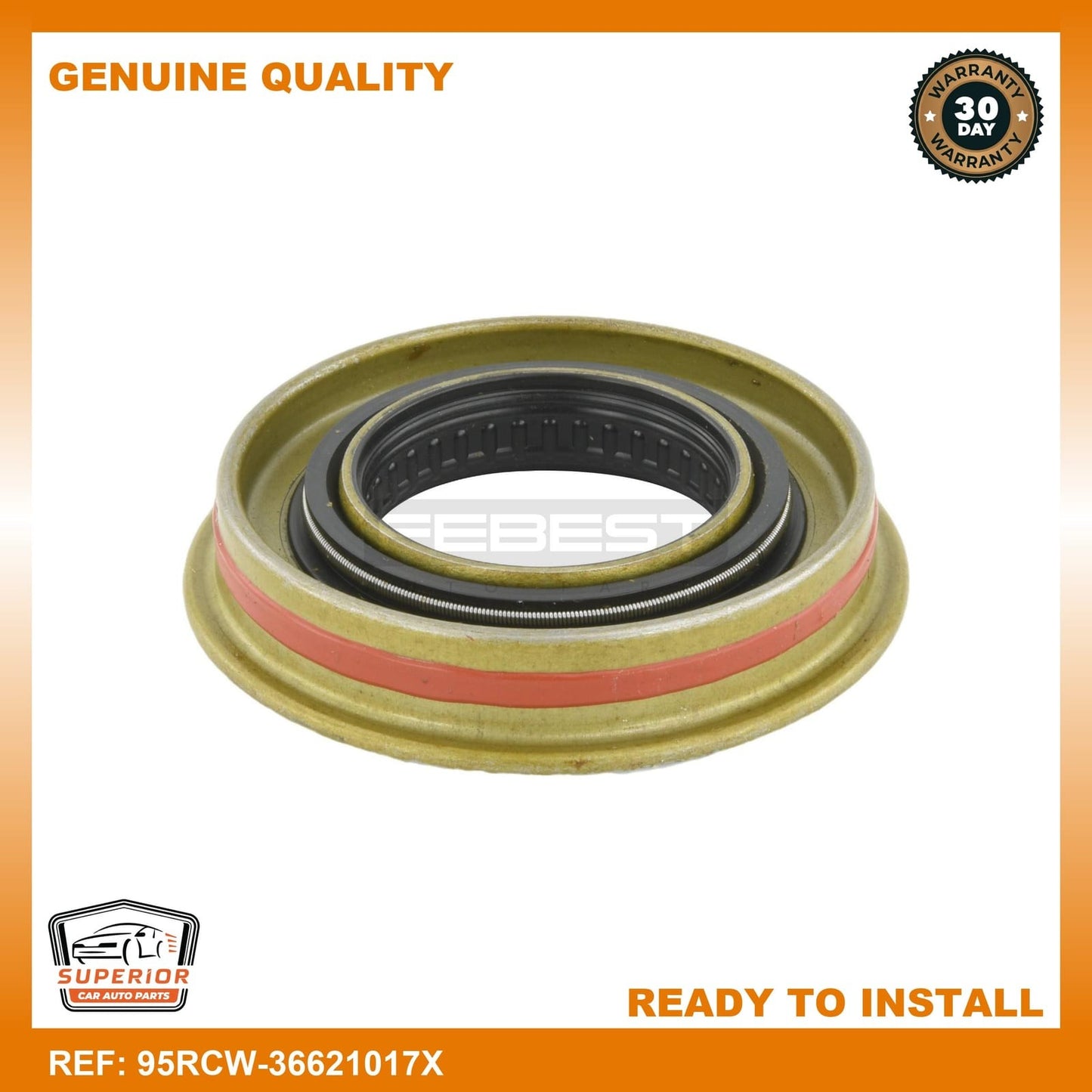 Febest 2007-2014 Ford Edge Drive Shaft Oil Seal 95RCW-36621017X