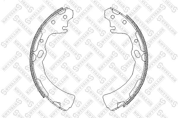 STELLOX 1987-1994 Nissan D21 Brake Shoe Set 069022810