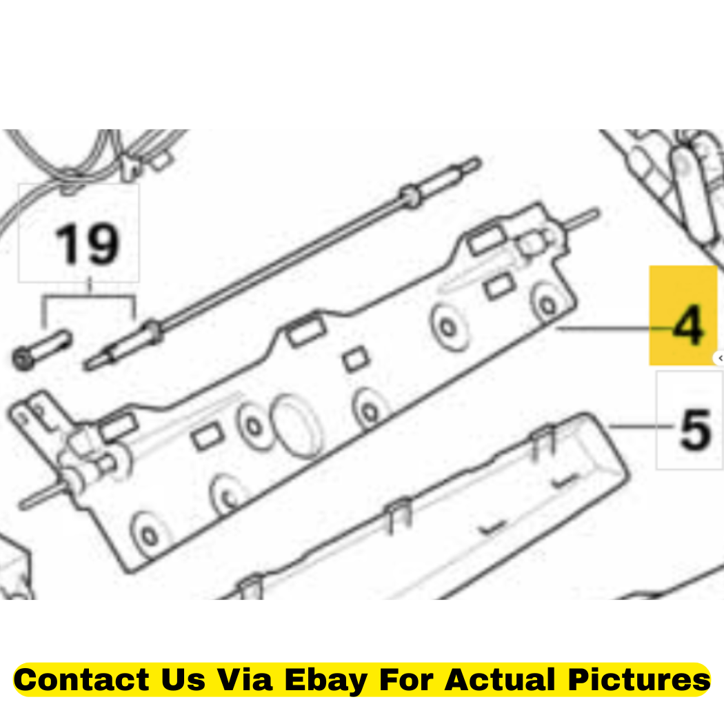 2012 BMW X6 Glovebox Hinge & Cover Used OEM 51169114127/51169117141