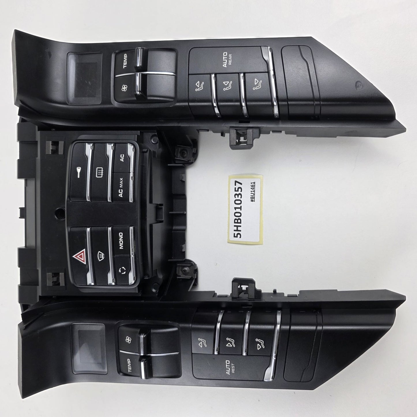 2010-2018 Porsche Cayenne Heater A/C Climate Control Panel 5HB010357