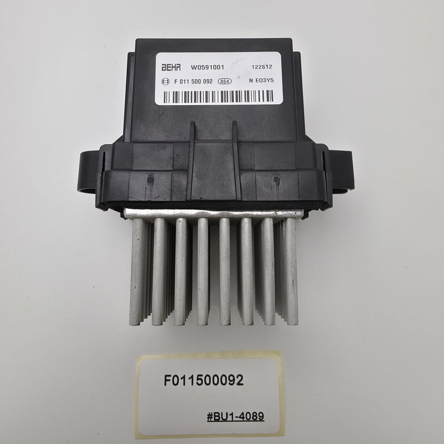 2015 Maserati Ghibli Interior Heater Blower Resistor F011500092