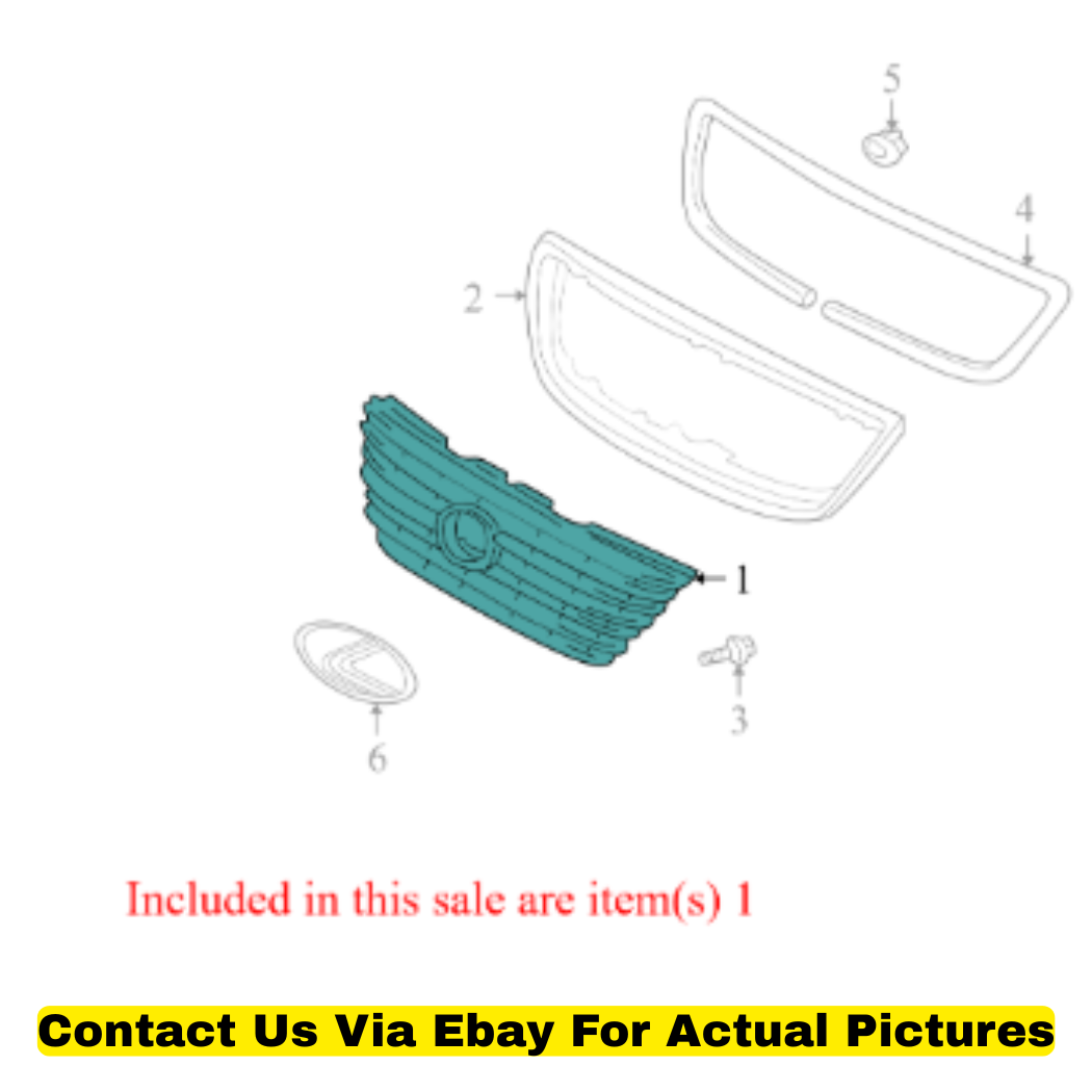 2002 Lexus LS430 Front Bumper Lower Grille Insert Used OEM 5311250090