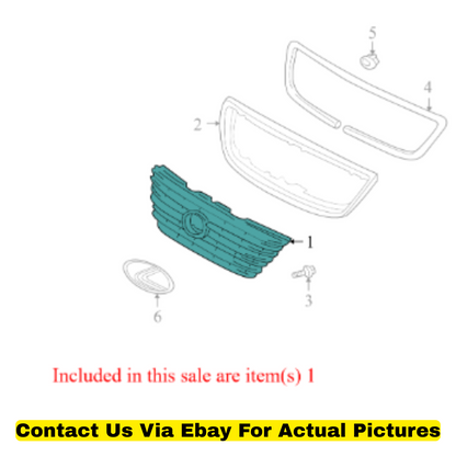 2002 Lexus LS430 Front Bumper Lower Grille Insert Used OEM 5311250090
