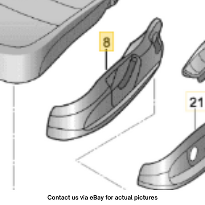 2011–2015 VW Jetta Front Right Seat Side Trim OEM 5C6881314C
