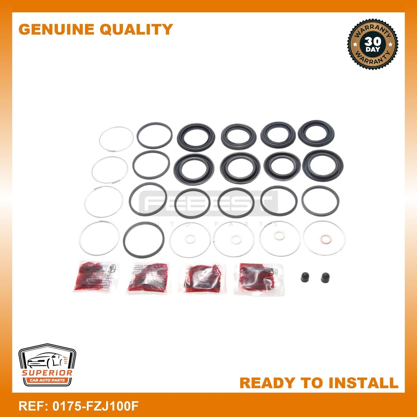 FEBEST TOYOTA Brake Caliper Repair Kit 0175-FZJ100F
