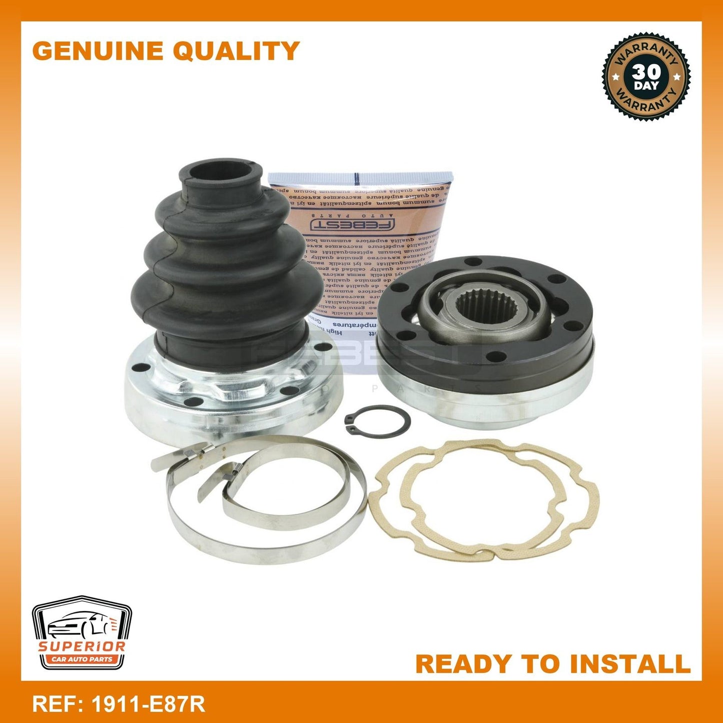 FEBEST BMW Rear Inner Cv Joint 1911-E87R