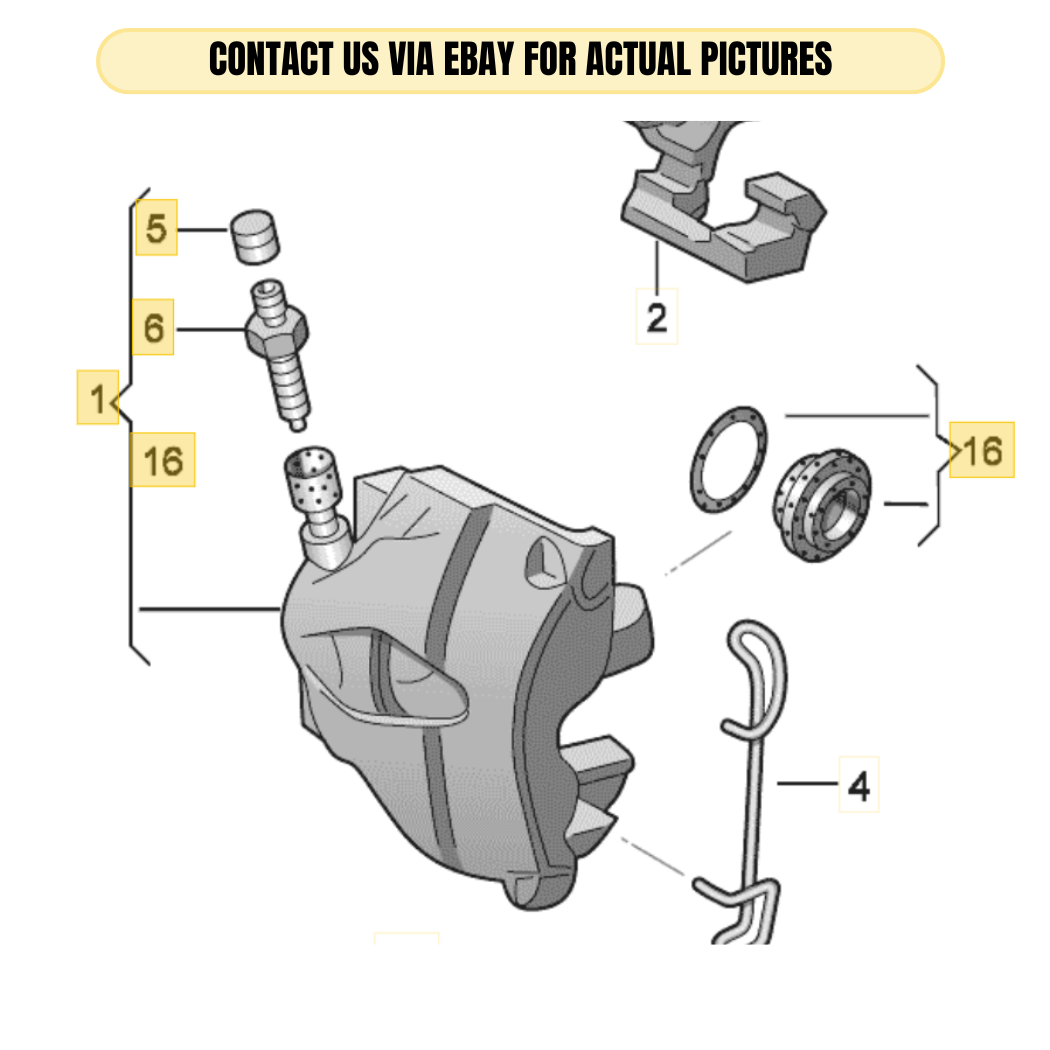 2010-2012 AUDI A4 FRONT BRAKE CALIPER CARRIER BRACKET USED OEM 3C0615125