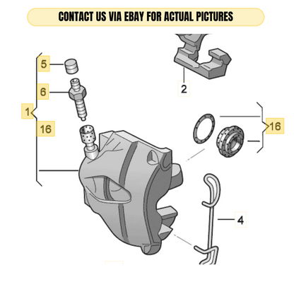2010-2012 AUDI A4 FRONT BRAKE CALIPER CARRIER BRACKET USED OEM 3C0615125