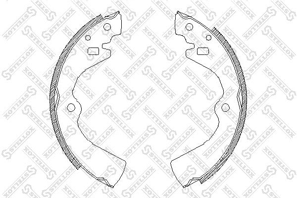 STELLOX NISSAN Brake Shoe Set - 1N06-26-38Z