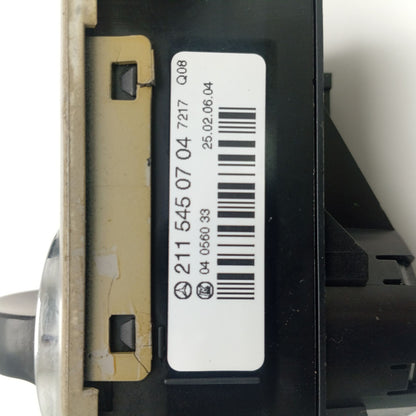 2005 Mercedes-Benz E500 Headlight Control Switch 2115450704