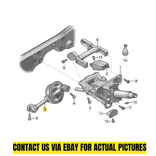 2009-2017 Audi Q5 Steering Shaft Lower 8R1419753H